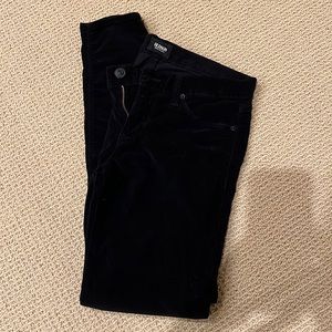 hudsen black velveteen pant